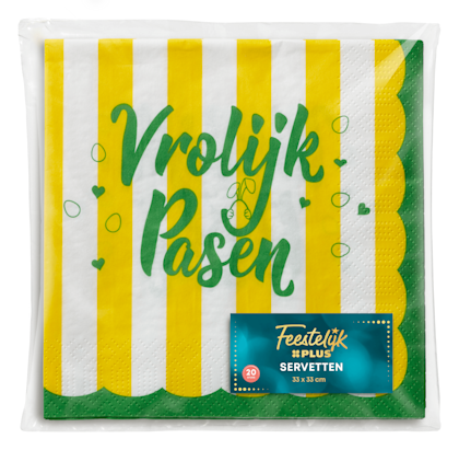 Pasen servet Vrolijk Pasen