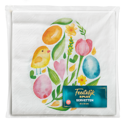Pasen servet Lente Ei