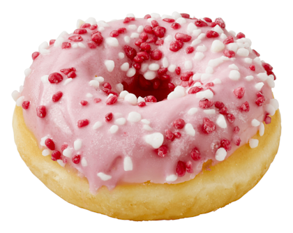 Mini donut roze