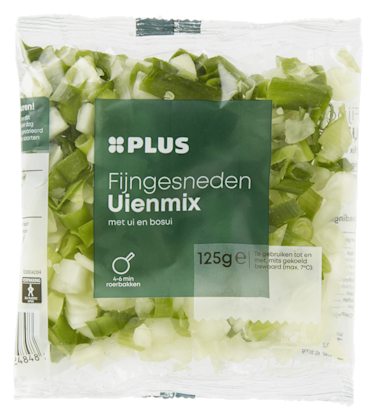 Uienmix fijngesneden