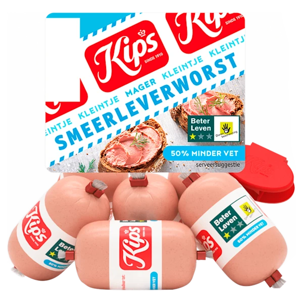 Kips Kleintje smeerleverworst mager