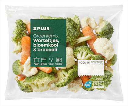 Groentemix broccoli wortel bloemkool