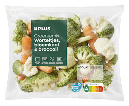 Groentemix broccoli wortel bloemkool