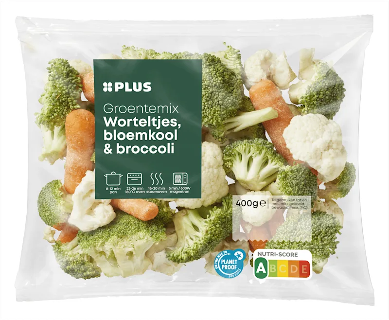 PLUS Groentemix broccoli wortel bloemkool
