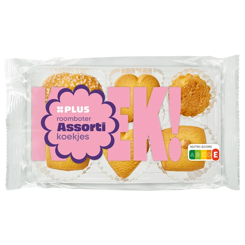 PLUS Koekjes assorti roomboter
