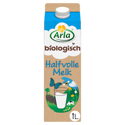 Biologisch halfvolle melk