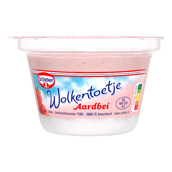 Dr. Oetker Wolkentoetje Aardbei