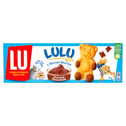LULU Beertje koekjes met chocolade