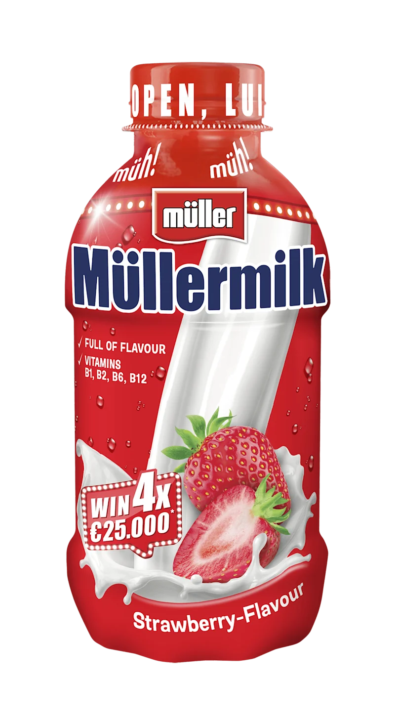 Müllermilk Milk strawberry