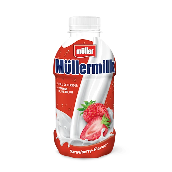 Müllermilk Milk strawberry