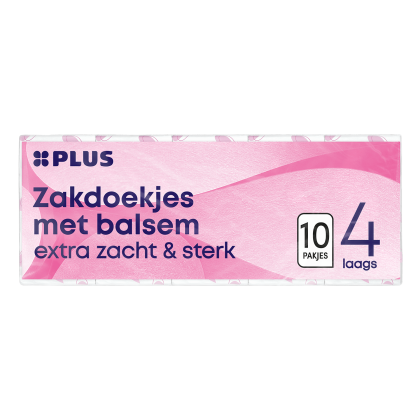 Zakdoekjes lotion 4 laags 10x