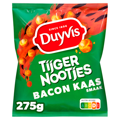 Tijgernootjes bacon kaas