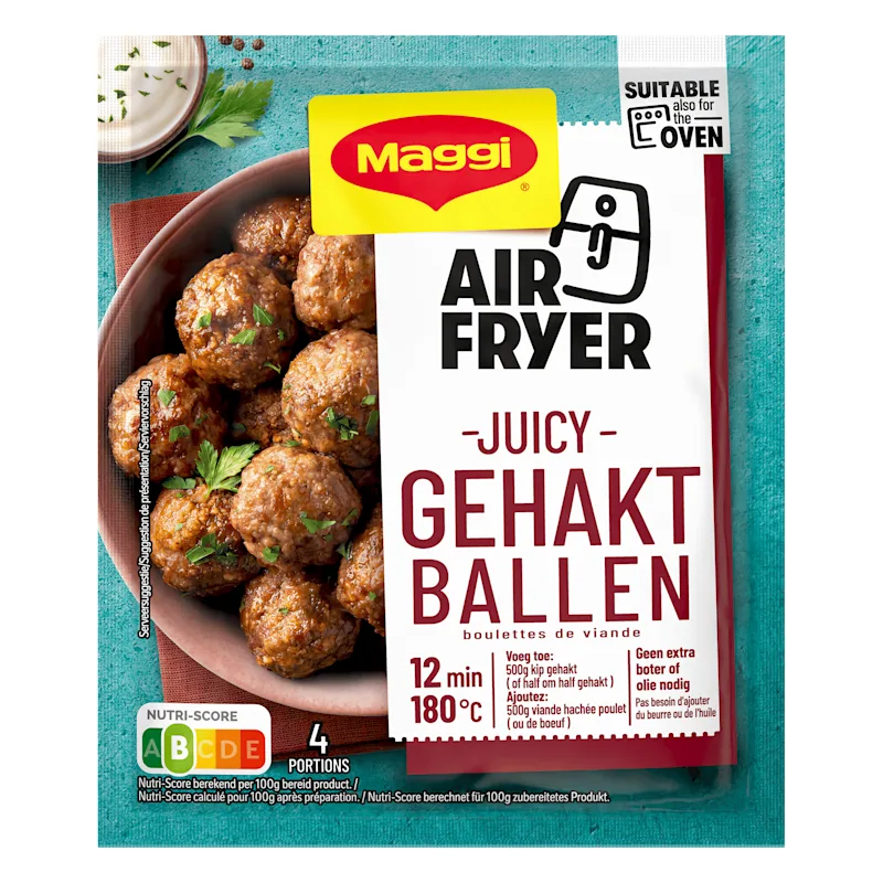 Maggi Airfryer Meat Balls