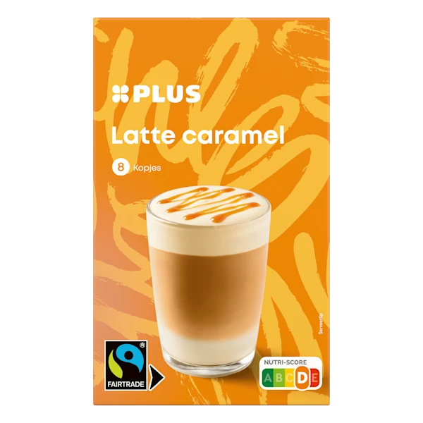 PLUS Latte macchiato caramel sticks