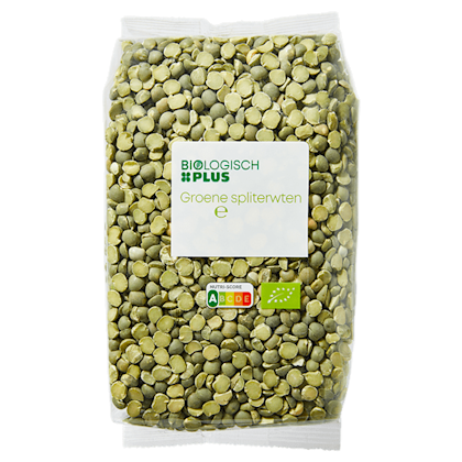 Groene spliterwten biologisch