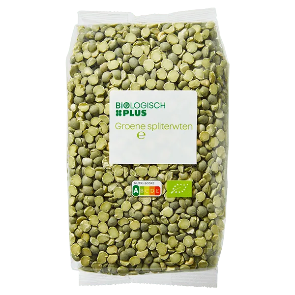 Biologisch PLUS Groene spliterwten biologisch