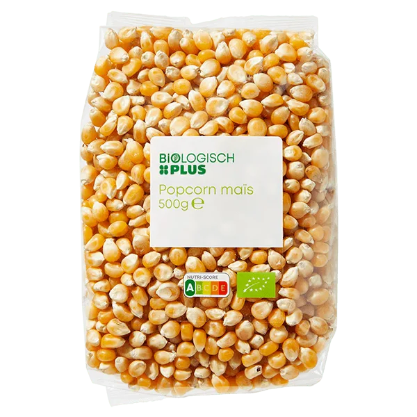 Biologisch PLUS Popcorn mais biologisch