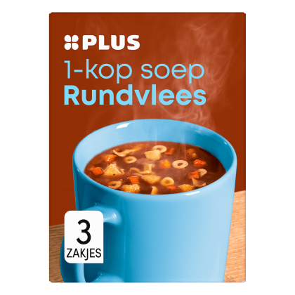 Plus 1-kops soep Rundvlees