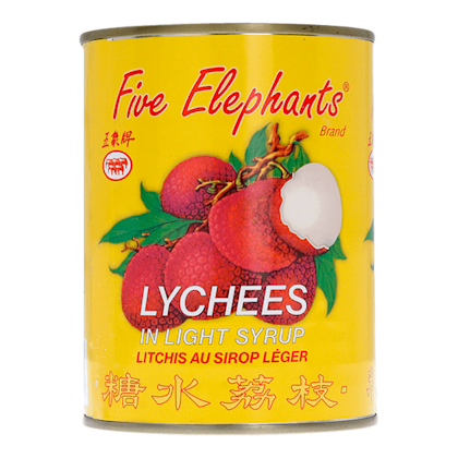 Lychees op lichte siroop