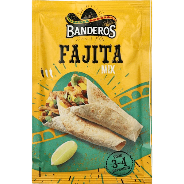 Banderos Fajita tortilla kruidenmix