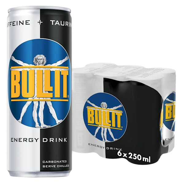 Bullit Energy drink 6-pack