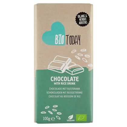Chocolade met rijstdrink