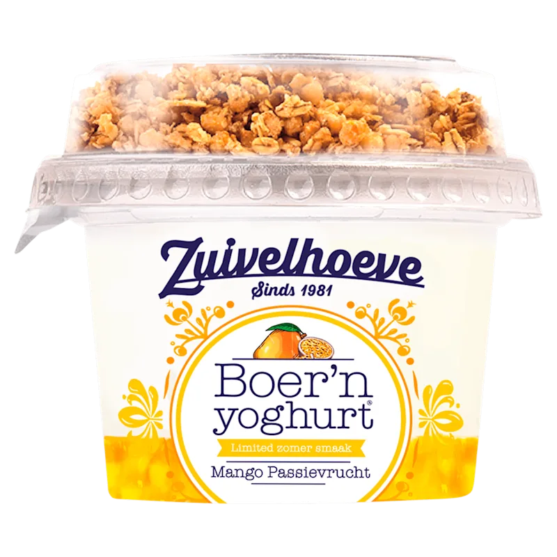 Zuivelhoeve Boer'n Yoghurt Muesli Mango Passie