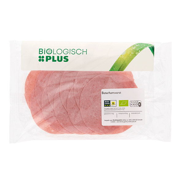 Biologisch Plus Bio Boterhamworst Per 100 Gram