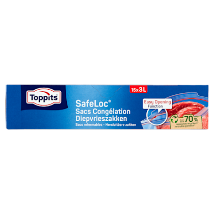 Safeloc Zip Diepvrieszakken 3L