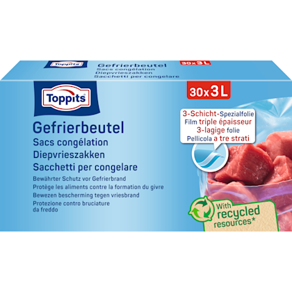 Toppits Diepvrieszakken 3L