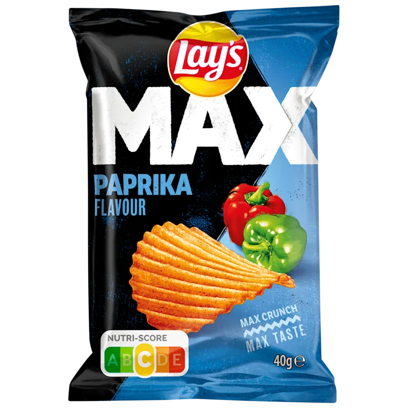 Lays Max Ribbel Chips Paprika