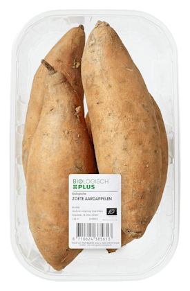 Zoete aardappel biologisch