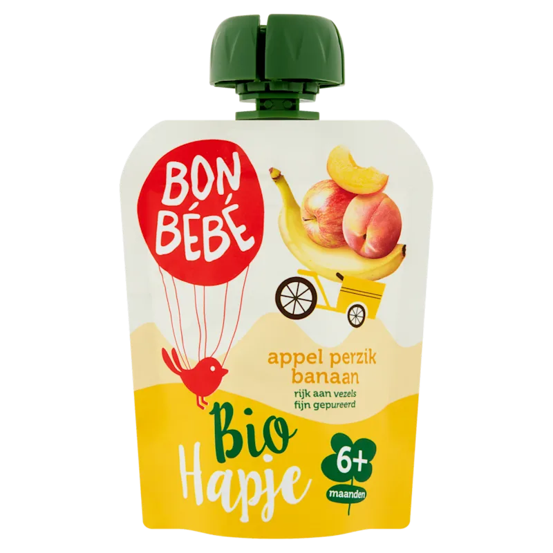 Bonbebe knijp appel perzik banaan