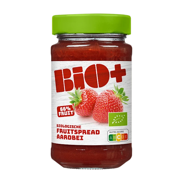 BIO+ Aardbeien Fruitspread