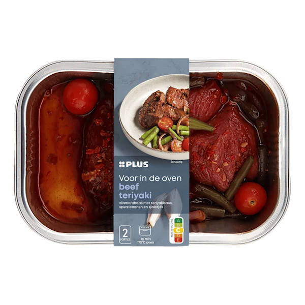 PLUS Ovenschotel Beef red teriyaki