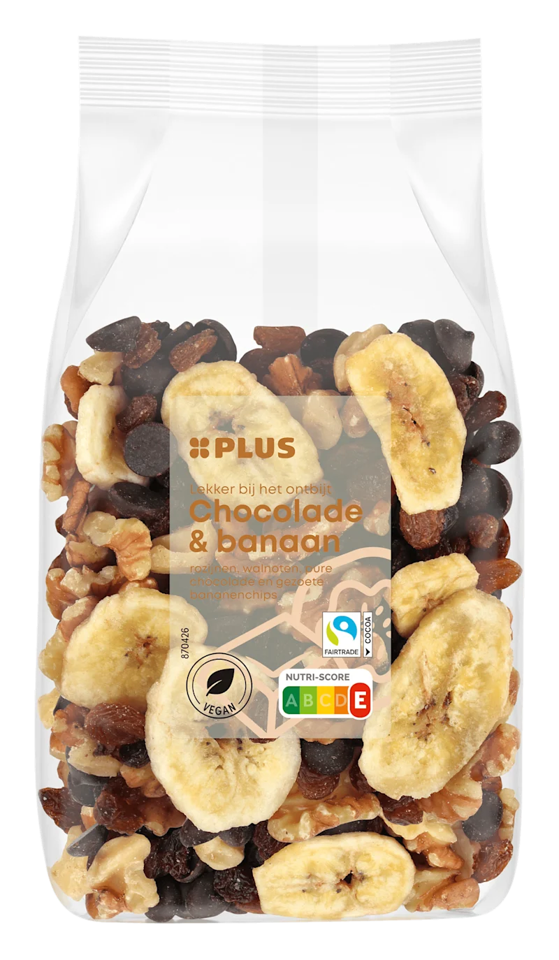 PLUS Ontbijtverrijker choco banaan mix