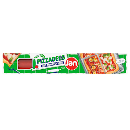 Pizzadeeg zuurdesem met tomatensaus - PLUS