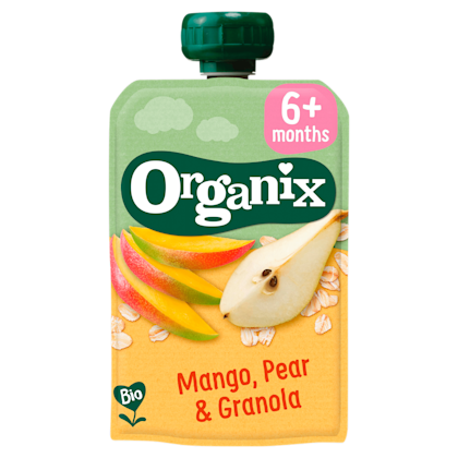 Knijpfruit Mango, Peer & Granola 6+m