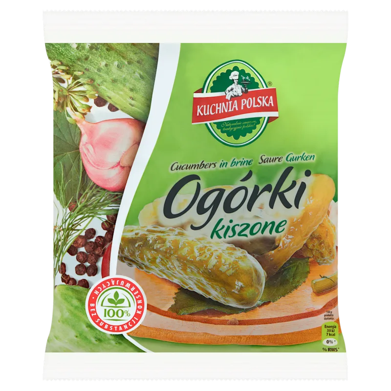 Kuchnia Ogorki kiszone / zoute augurk