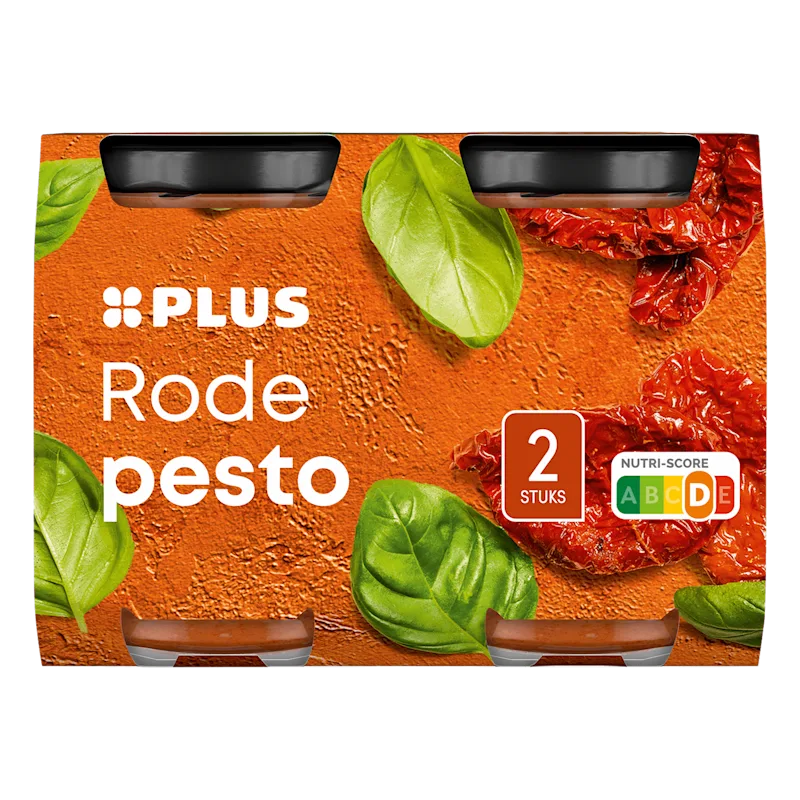 PLUS Pesto Rood duopak