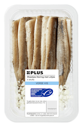 Maatjes Haring 4st met uitjes