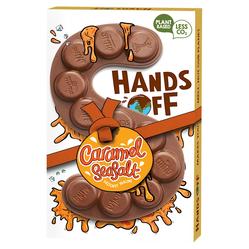 Hands off Chocoladeletter Vegan Caramel Seasalt
