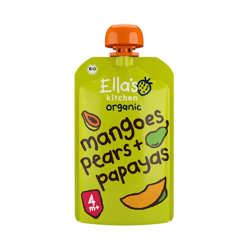 Ella's Kitchen 4+ Mangoes pears papayas