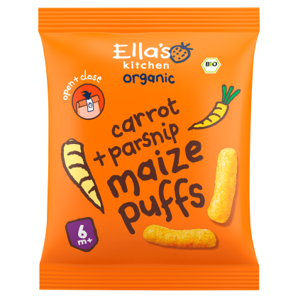 6+ Maize puffs carrot parsnip