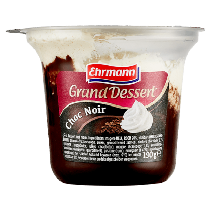 Grand dessert choc noir