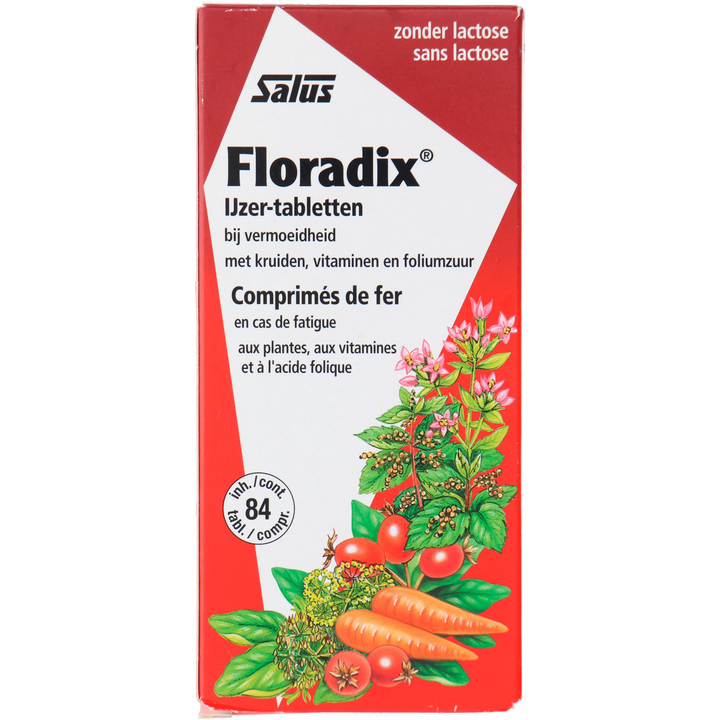 Salus Floradix ijzer tabletten Per Doos 84 st