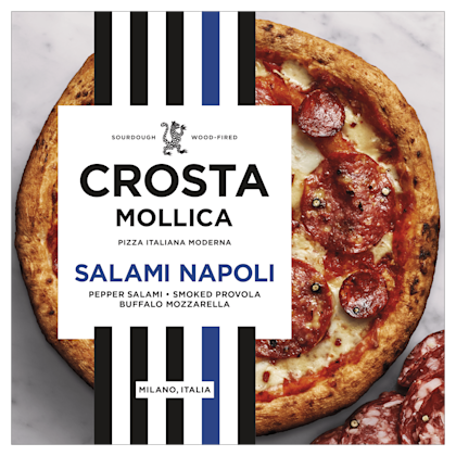 Crosta Mollica Pizza Salami Napoli
