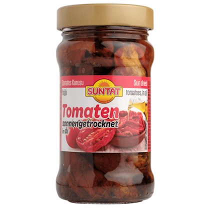 Gedroogde tomaten in olie