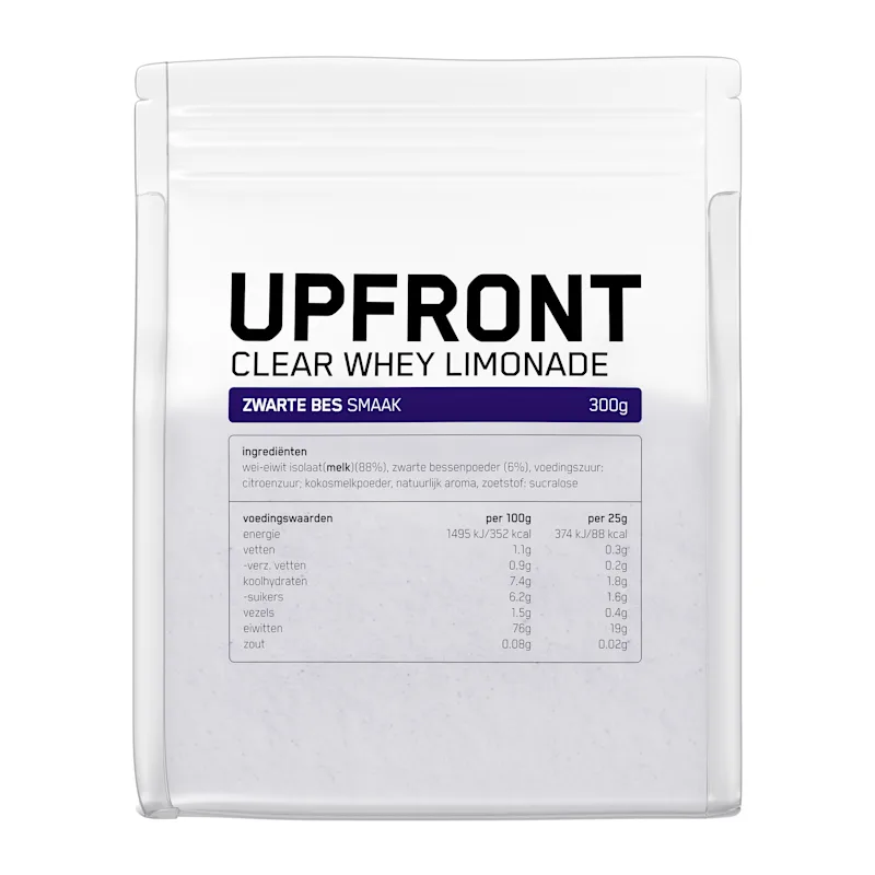 Upfront Clear Whey Zwarte Bes