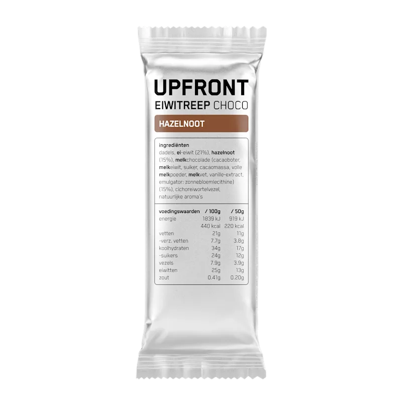 Upfront Choco Eiwitreep Hazelnoot